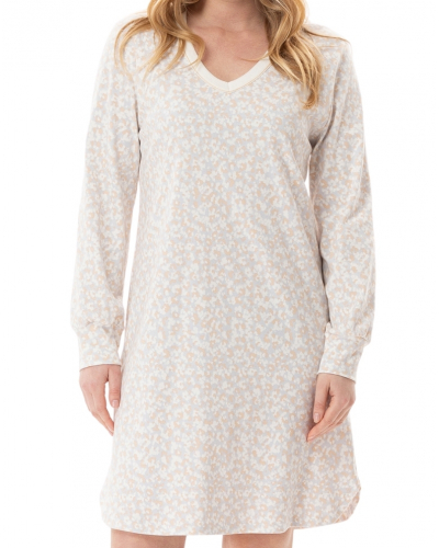 Nightdress Interlock 100% cotton Le Chat Linette (Multicolore)