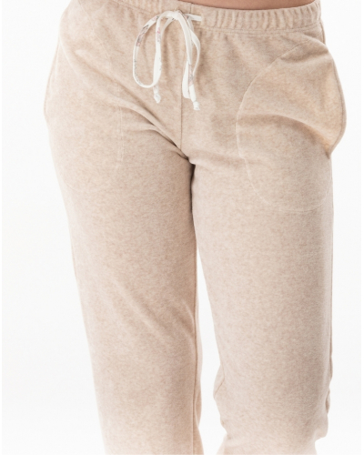 Pyjamas Velvet Le Chat Kelly (Beige Chiné)