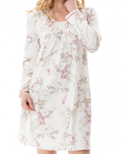 Chemise de nuit jersey Le Chat Kelly (Multicolore)