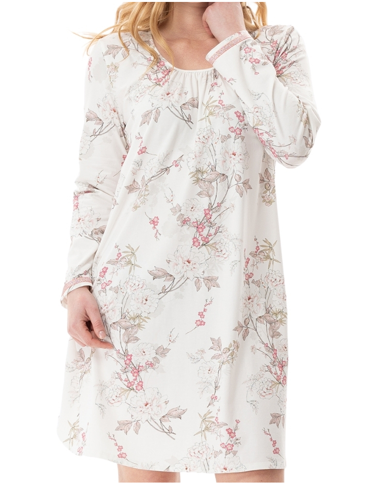 Chemise de nuit jersey Le Chat Kelly (Multicolore)