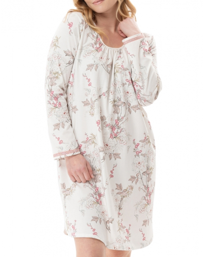 Chemise de nuit jersey Le Chat Kelly (Multicolore)