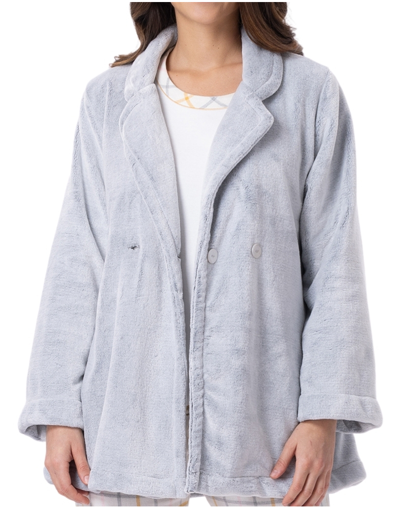 Chaqueta de manga larga Le Chat Essentiel (Gris)