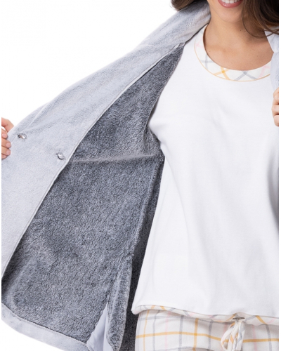 Veste manches longues Le Chat Essentiel (Gris)