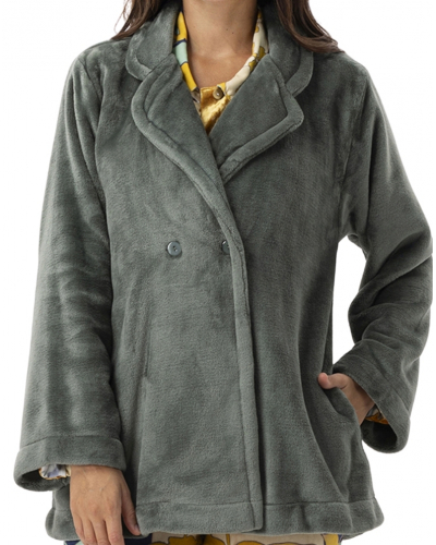 Veste manches longues Le Chat Essentiel (Lichen)