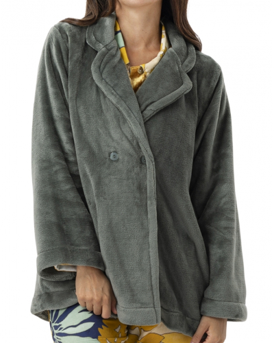 Veste manches longues Le Chat Essentiel (Lichen)