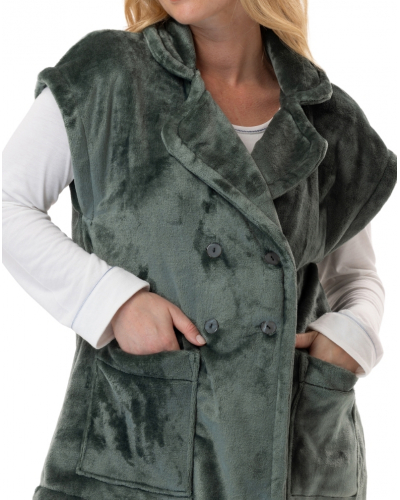 Veste boutonnée Le Chat Essentiel (Lichen)