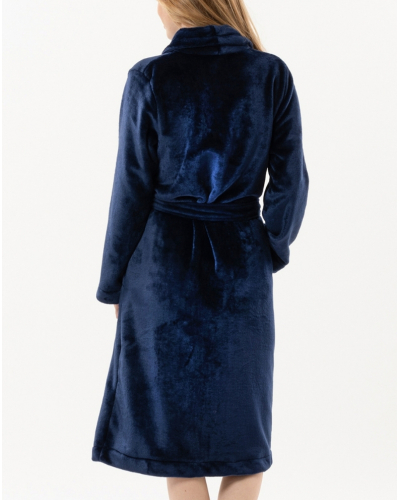 Bathrobe Le Chat Essentiel (Marine)