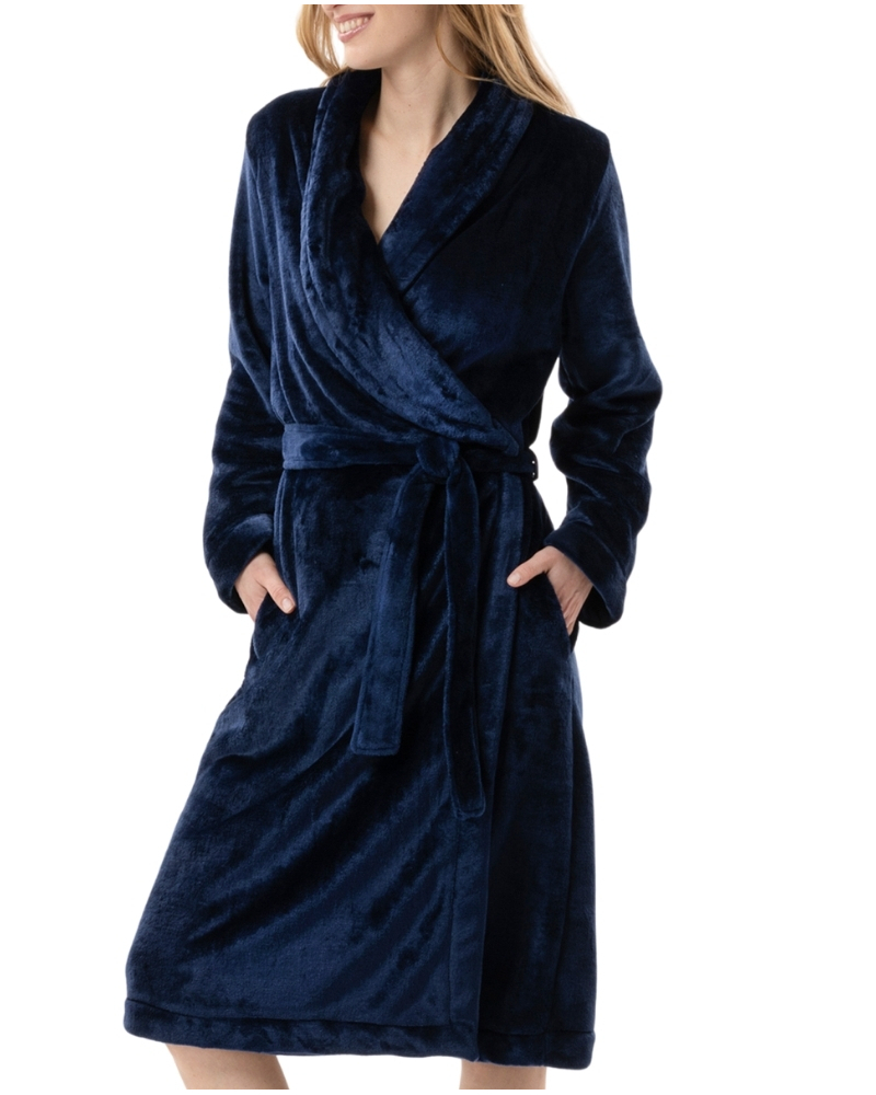 Bathrobe Le Chat Essentiel (Marine)