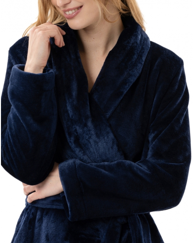 Bathrobe Le Chat Essentiel (Marine)
