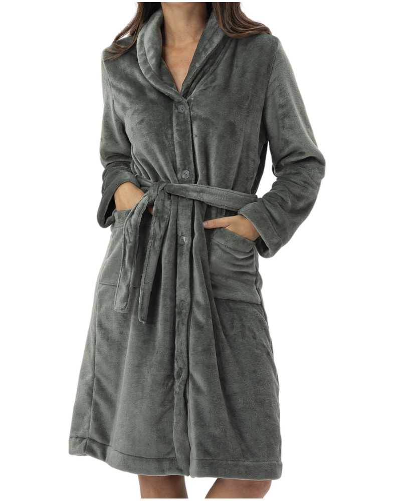 Robe de chambre Le Chat Essentiel (Lichen)