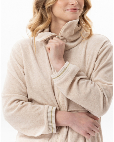 Set Velvet Le Chat Contry (Beige Chiné)