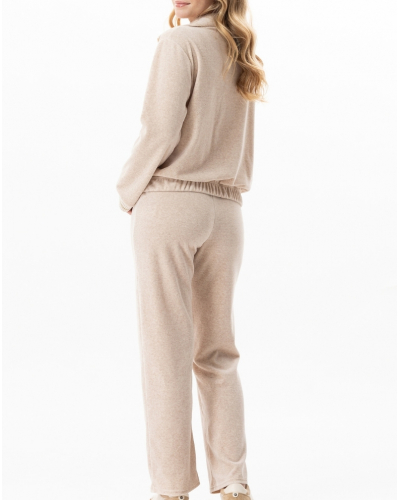 Set Velvet Le Chat Contry (Beige Chiné)