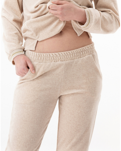 Ensemble Velours Le Chat Country (Beige Chiné)