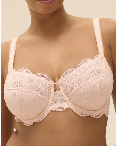 Soutien-gorge armatures emboîtant Simone Pérèle Karma (Poudre Pétale)