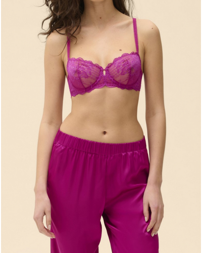 Soutien-gorge armature décolleté carré Simone Pérèle Rêve (Azalée)