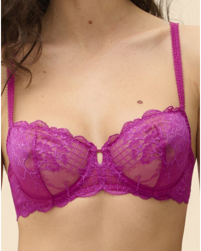 Soutien-gorge armature décolleté carré Simone Pérèle Rêve (Azalée)