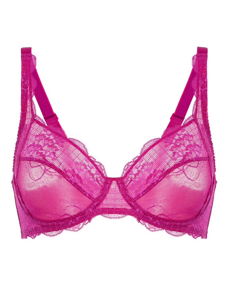 Soutien-gorge armature décolleté carré Simone Pérèle Rêve (Azalée)