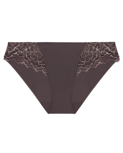 Slip Simone Pérèle Caresse (Gris Graphite)