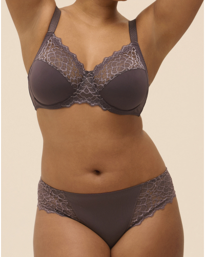 Underwired bra Simone Pérèle Caresse (Gris graphite)