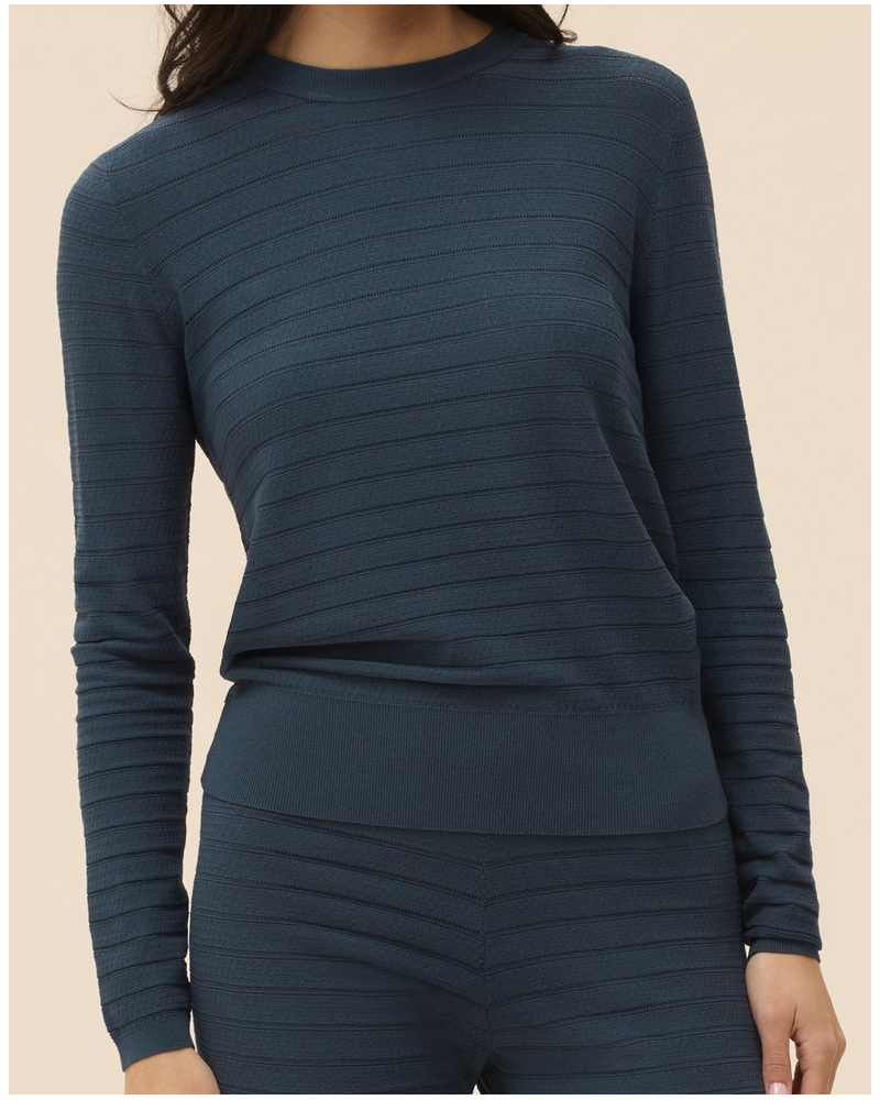 Sweater Simone Pérèle Pollen (Bleu pétrole)