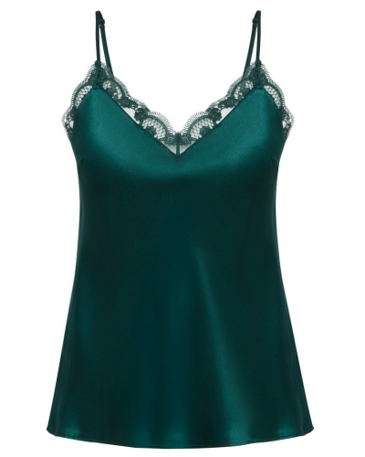 Top broderie Simone Pérèle Love me (Emeraude)