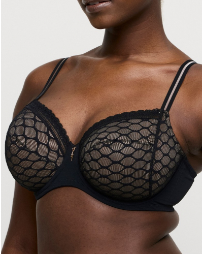 Sujetador con aros Prima Donna Twist Nako (Negro)