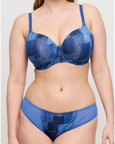 Slip brésilien Prima Donna Twist Mauna (Twill Blue)