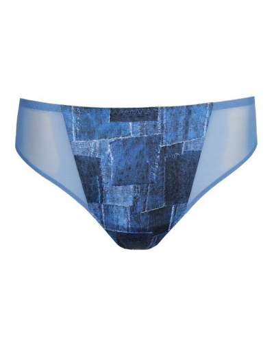 Brazilian Brief Prima Donna Twist Mauna (Twill Blue)