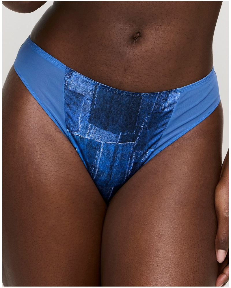 Thong Prima Donna Twist (Twill Blue)