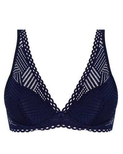 Sujetador plunge de media espuma Antigel Tressage Graphic (Tressage Marine)