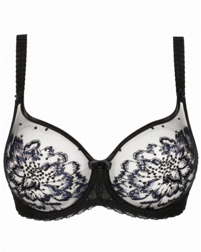 Sujetador con aros Empreinte Amour (Noir et Bleu)