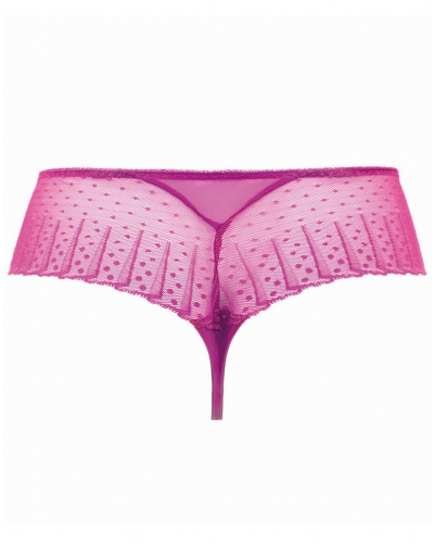 Thong shorty Empreinte Amour (Magenta)