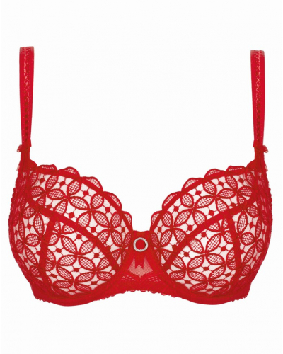 Soutien-gorge armatures corbeille Empreinte Romy (Rouge Impérial)