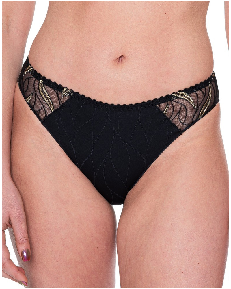 Slip Louisa Bracq Julia (noir/or)