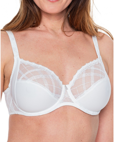 Sujetador con aros Louisa Bracq Albanach (Blanco)