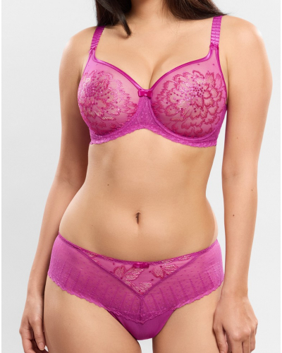 Shorty string Empreinte Amour (Magenta)