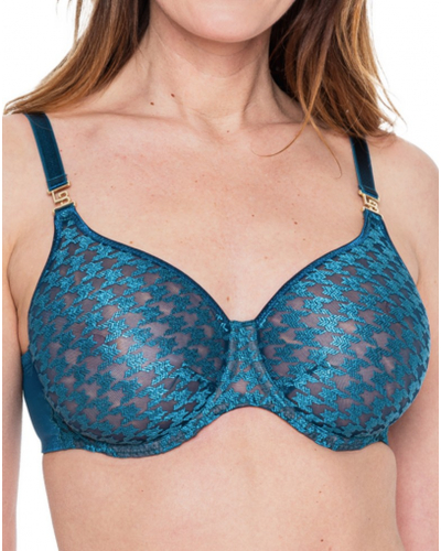 Underwired Molded Bra Louisa Bracq Tailor (Neon botanica)