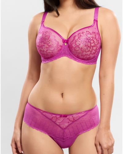 Soutien-gorge armatures édition spéciale Made in France Empreinte Amour (Magenta)