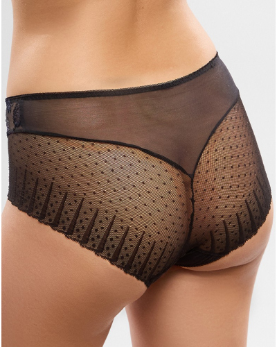 Knickers Empreinte Amour (Noir et Bleu)