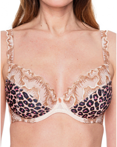 Soutien-gorge décolleté pigeonnant Louisa Bracq Bianca (Sun stone)