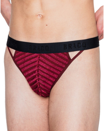Tanga Louisa Bracq Hombre Amber Line (Vino)