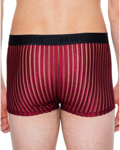 Short Boxer Louisa Bracq Men Amber Line (Vino)