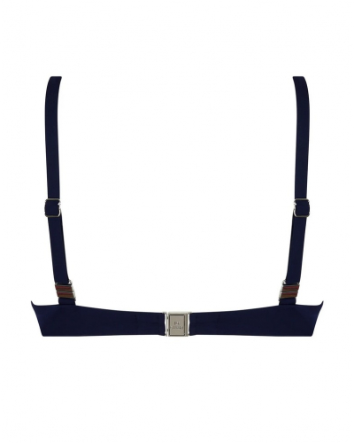 Sujetador de baño triángulo con copa profunda Lise Charmel Rayure en Ligne (Rayure Croisière)