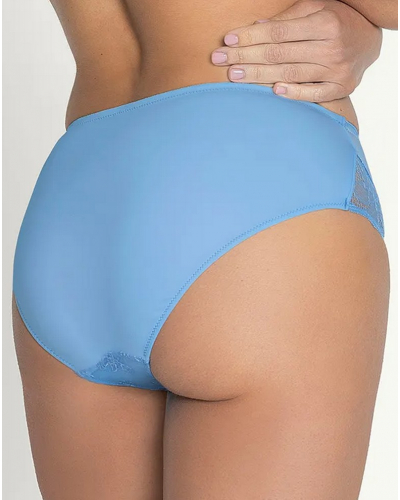 High waist brief Lise Charmel Sublime en Dentelle (Azur Sublime)