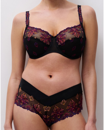 Shorty Chantelle Champs-Elysées (Noir Joyaux)