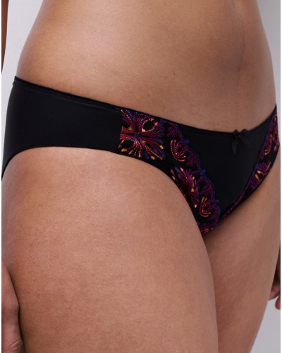 Slip Chantelle Champs-Elysées (Noir Joyaux)