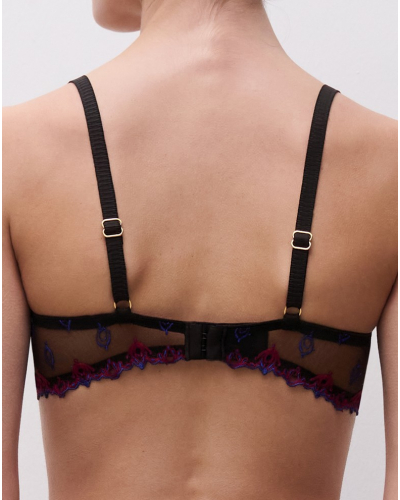 Soutien-gorge corbeille balconnet Chantelle Champs-Elysées (Noir Joyaux)