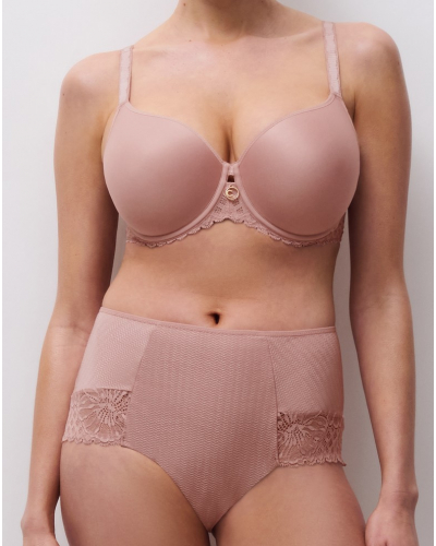 Culotte taille haute Chantelle Sublime (Rose Authentique)