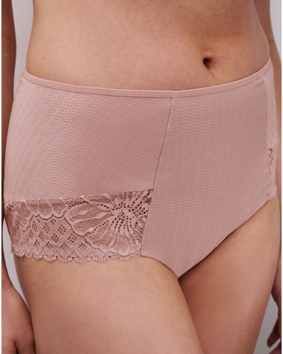 Culotte taille haute Chantelle Sublime (Rose Authentique)