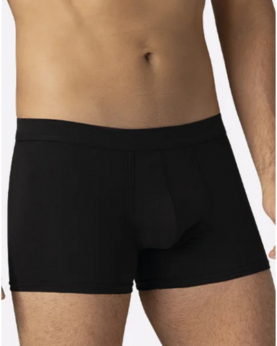 Paquete de 2 boxers de microalgodón Eminence Fusion (Negro / Gris Chiné)